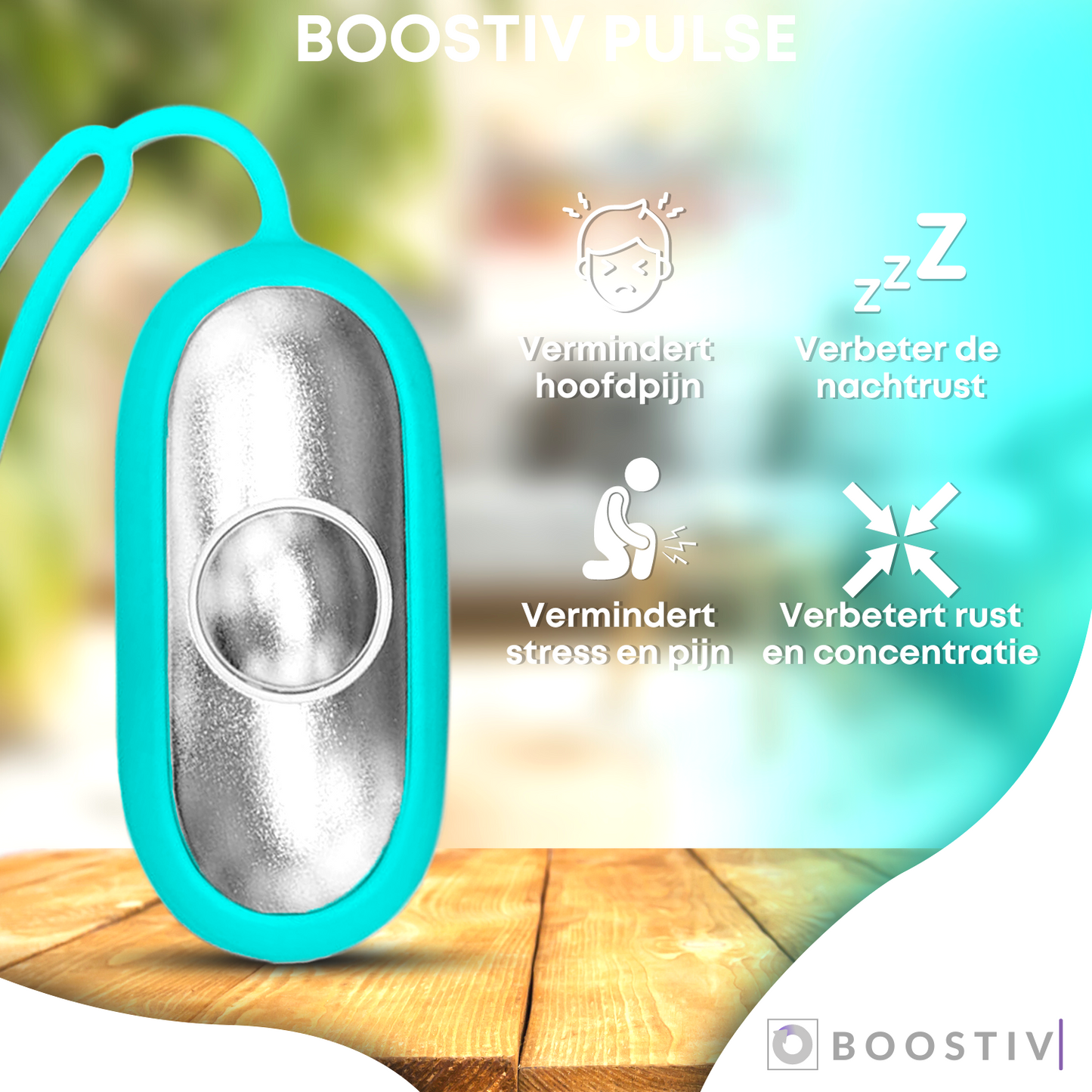 Boostiv® Sleep & Focus - Bevordering melatonine en serotonine aanmaak - Frequentietherapie - Slaaphulp - Tegen Depressie